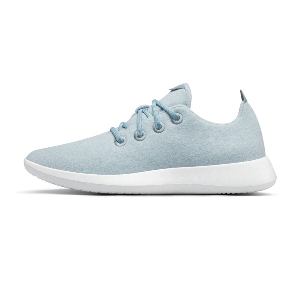 Allbirds Men\'s Sneakers Blue - Wool Runners - 31762CFKS